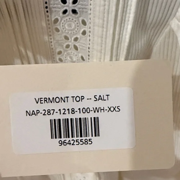 DÔEN Vermont ribbed broderie anglaise cotton shirt - Picture 6 of 16